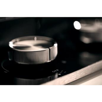 KitchenAid 36 Inch Gas Cooktop with 5 Sealed Burners, 56.2K Total BTUs, 18K BTU Central Burner, Black Glass Cooktop, Continuous Grates, Dishwasher Safe Cast-Iron Grates, Stainless Steel Knobs, LP Convertible Kit Included and ADA Compliant: Black — thumbnail 13