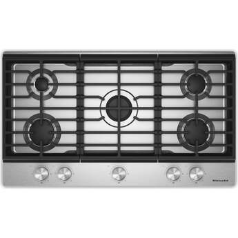 KitchenAid KitchenAid? 36 in. Gas Cooktop with 5 Versatile Burners: Stainless Steel