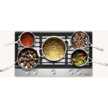 KitchenAid KitchenAid? 36 in. Gas Cooktop with 5 Versatile Burners: Stainless Steel — thumbnail 16