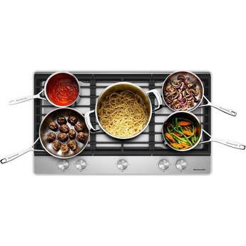 KitchenAid KitchenAid? 36 in. Gas Cooktop with 5 Versatile Burners: Stainless Steel — thumbnail 17