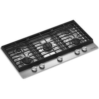 KitchenAid KitchenAid? 36 in. Gas Cooktop with 5 Versatile Burners: Stainless Steel — thumbnail 24