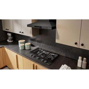 KitchenAid KitchenAid? 30 in. Gas Cooktop with 5 Burners and Integrated Wok Grate: Black Ore — thumbnail 4