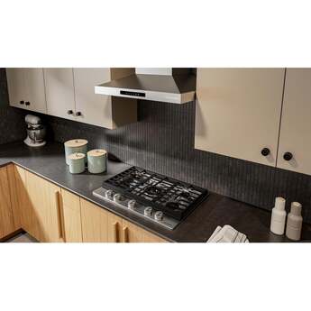 KitchenAid KitchenAid? 30 in. Gas Cooktop with 5 Burners and Integrated Wok Grate: Stainless Steel — thumbnail 4