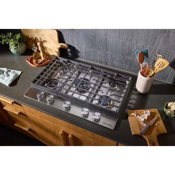 KitchenAid KitchenAid? 30 in. Gas Cooktop with 5 Burners and Integrated Wok Grate: Stainless Steel — thumbnail 5