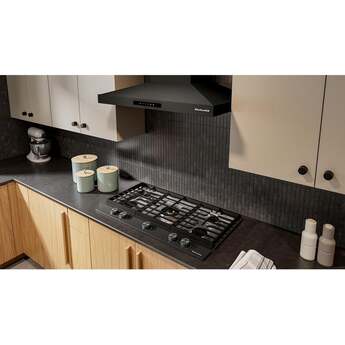 KitchenAid 36 in. Gas Cooktop with 5 Burners and Integrated Wok Grate: Black Ore — thumbnail 5