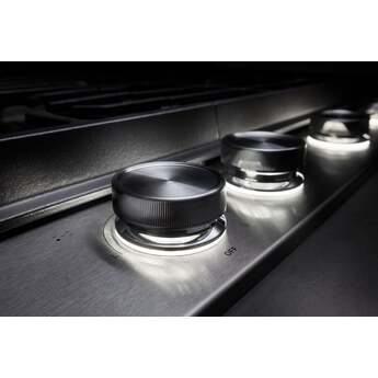 KitchenAid 36 in. Gas Cooktop with 5 Burners and Integrated Wok Grate: Black Ore — thumbnail 5