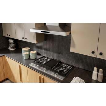 KitchenAid 36 in. Gas Cooktop with 5 Burners and Integrated Wok Grate: Stainless Steel — thumbnail 13