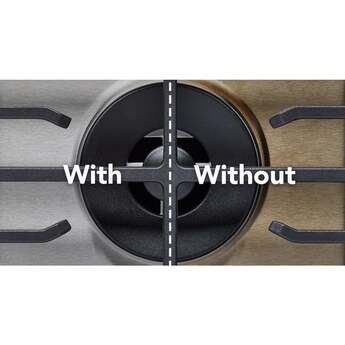 KitchenAid 36 in. Gas Cooktop with 5 Burners and Integrated Wok Grate: Stainless Steel — thumbnail 8