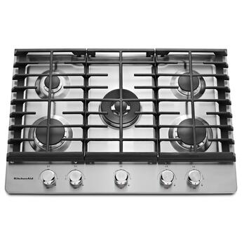 Kitchen Aid KitchenAid 30" Stainless Steel Sealed Burner Natural Gas Cooktop