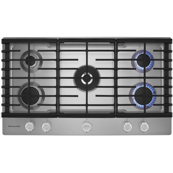 Kitchen Aid KitchenAid 36" Stainless Steel Sealed Burner Natural Gas Cooktop — thumbnail 15