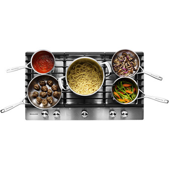 Kitchen Aid KitchenAid 36" Stainless Steel Sealed Burner Natural Gas Cooktop — thumbnail 16