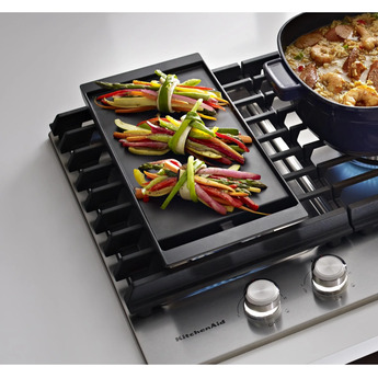 Kitchen Aid KitchenAid 30" Stainless Steel Sealed Burner Natural Gas Cooktop with Backlit Kn — thumbnail 16