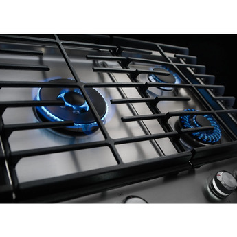 Kitchen Aid KitchenAid 30" Stainless Steel Sealed Burner Natural Gas Cooktop with Backlit Kn — thumbnail 3
