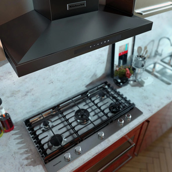 Kitchen Aid KitchenAid 36" Stainless Steel Sealed Burner Natural Gas Cooktop with Backlit Kn — thumbnail 34