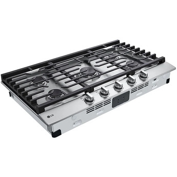 LG CBGJ3623S 36 Inch Gas Sealed Burner Cooktop — thumbnail 11