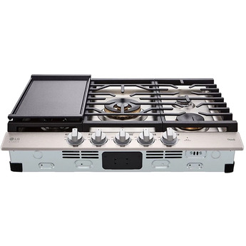 LG Studio CBGS3028S 30 Inch Gas Sealed Burner Cooktop