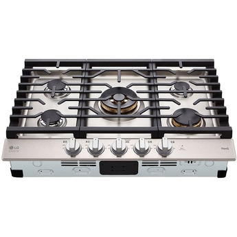 LG Studio CBGS3028S 30 Inch Gas Sealed Burner Cooktop — thumbnail 7