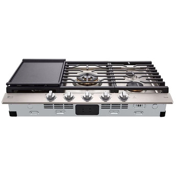 LG Studio CBGS3628S 36 Inch Gas Sealed Burner Cooktop