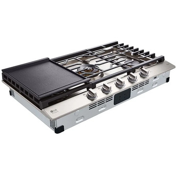 LG Studio CBGS3628S 36 Inch Gas Sealed Burner Cooktop — thumbnail 14