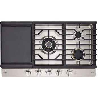 LG Studio CBGS3628S 36 Inch Gas Sealed Burner Cooktop — thumbnail 17