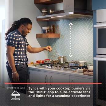 LG Studio CBGS3628S 36 Inch Gas Sealed Burner Cooktop — thumbnail 4