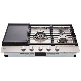 LG Studio CBGS3628S 36 Inch Gas Sealed Burner Cooktop — thumbnail 8