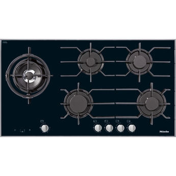 Miele 36 Inch Gas Cooktop: Stainless Steel