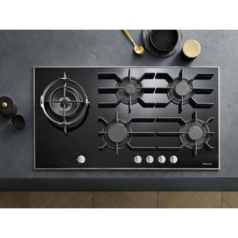 Miele 36 Inch Gas Cooktop: Stainless Steel — thumbnail 3