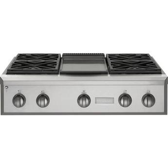 Monogram ZGU364NDPSS 36 Inch Gas Sealed Burner Rangetop