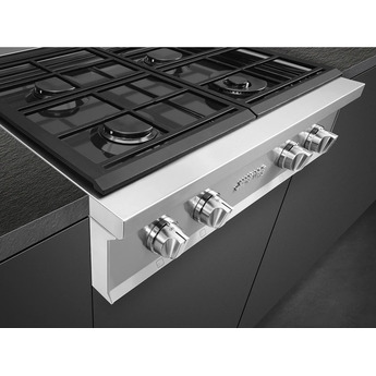 Smeg RTU304GX Portofino Series 30 Inch Gas Sealed Burner Rangetop — thumbnail 10