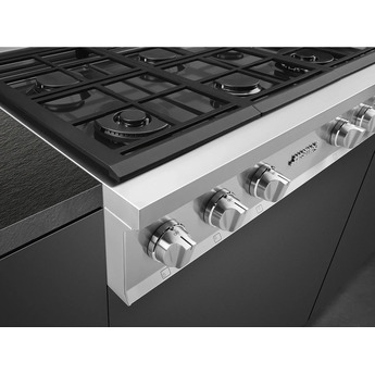 Smeg RTU366GX Portofino Series 36 Inch Gas Sealed Burner Rangetop — thumbnail 6
