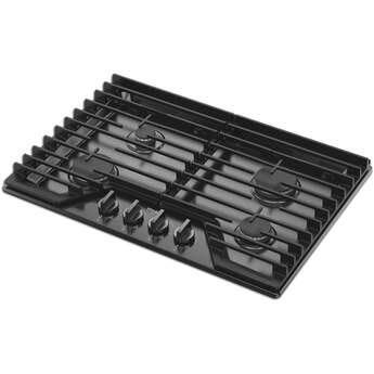 Whirlpool WCGK5030PV 30 Inch Gas Cooktop, 4 Burner: Black Stainless Black Stainless — thumbnail 20