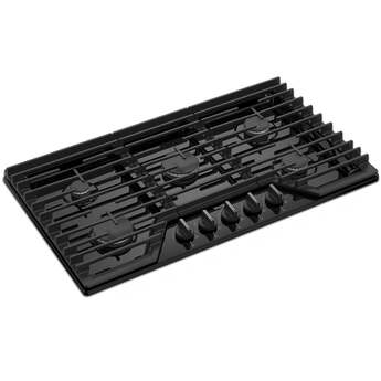 Whirlpool WCGK5036PB 36 Inch Gas Cooktop Black — thumbnail 27