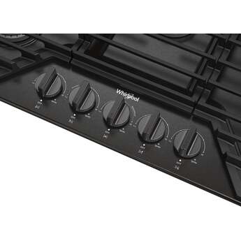 Whirlpool WCGK5036PV 36 Inch Gas Cooktop Black Stainless — thumbnail 37