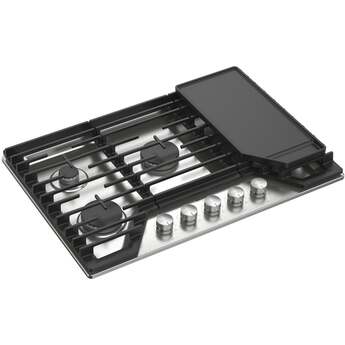 Whirlpool WCGK7530PS 30 Inch Gas Cooktop, 5 Burner: Stainless Stainless Steel — thumbnail 22