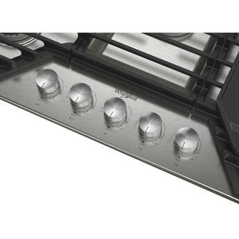 Whirlpool WCGK7530PS 30 Inch Gas Cooktop, 5 Burner: Stainless Stainless Steel — thumbnail 30