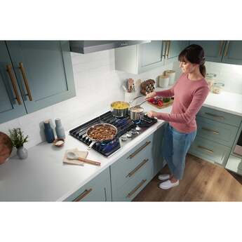Whirlpool WCGK7536PS 36 Inch Gas Cooktop, 5 Burner: Stainless Stainless Steel — thumbnail 16