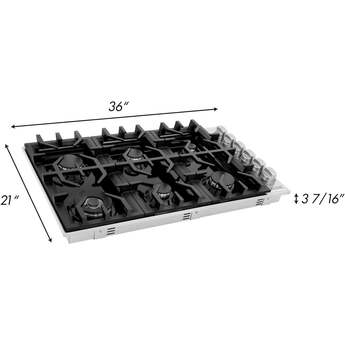 Z Line ZLINE RC36PBT 36 Inch Gas Sealed Burner Cooktop — thumbnail 11