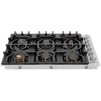 Z Line ZLINE RCBR36PBT 36 Inch Gas Sealed Burner Cooktop — thumbnail 3