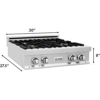 Z Line ZLINE RTBR30 30 Inch Gas Sealed Burner Rangetop — thumbnail 49