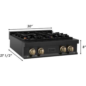 Z Line ZLINE RTBZ30CB Autograph Edition Series 30 Inch Gas Sealed Burner Rangetop — thumbnail 13