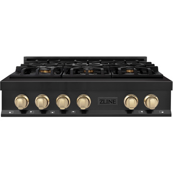 Z Line ZLINE RTBZ36CB Autograph Edition Series 36 Inch Gas Sealed Burner Rangetop — thumbnail 13