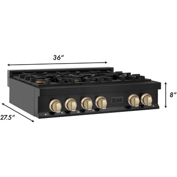 Z Line ZLINE RTBZ36CB Autograph Edition Series 36 Inch Gas Sealed Burner Rangetop — thumbnail 40