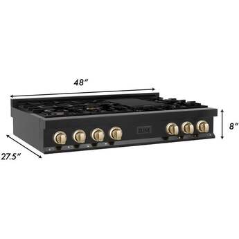Z Line ZLINE RTBZ48G Autograph Edition Series 48 Inch Gas Sealed Burner Rangetop — thumbnail 11