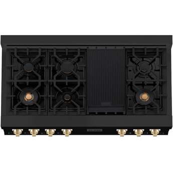 Z Line ZLINE RTBZ48G Autograph Edition Series 48 Inch Gas Sealed Burner Rangetop — thumbnail 4