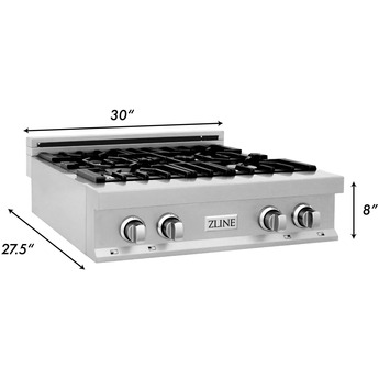 Z Line ZLINE RTSBR30 30 Inch Gas Sealed Burner Rangetop — thumbnail 8