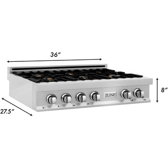 Z Line ZLINE RTSBR36 36 Inch Gas Sealed Burner Rangetop — thumbnail 31