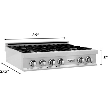 Z Line ZLINE RTSBR36 36 Inch Gas Sealed Burner Rangetop — thumbnail 38