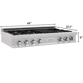 Z Line ZLINE RTSBR48 48 Inch Gas Sealed Burner Rangetop — thumbnail 6