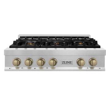 Z Line ZLINE RTSZ36CB Autograph Edition Series 36 Inch Gas Sealed Burner Rangetop — thumbnail 8